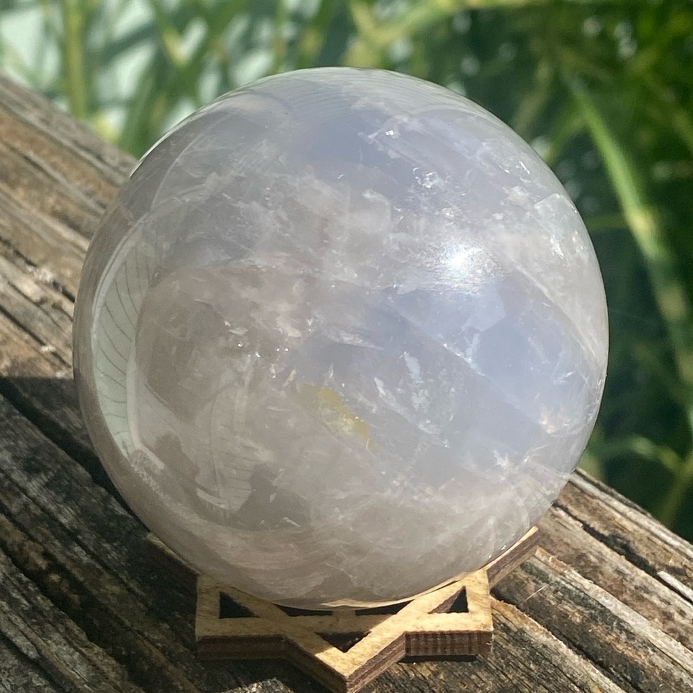 Blue Rose Quartz Sphere